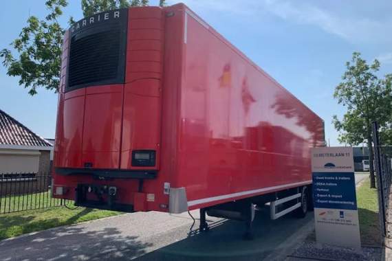 H.T.F. HZO 32 Dubbele verdamper Laadklep 3000 KG TOP trailer